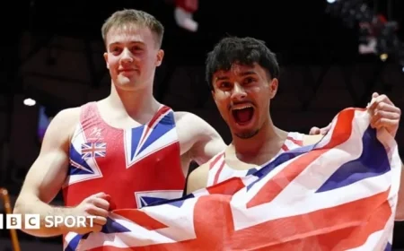 Jake Jarman and Luke Whitehouse Secure GB One-Two in Gymnastics Final