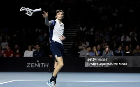 Vienna Tennis Showdown: Nakashima Faces Darderi, Bublik Takes on Tabilo