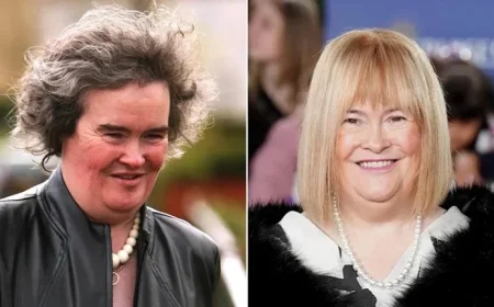 Susan Boyle Unveils Dramatic Blonde Look at Star-Studded Awards Event