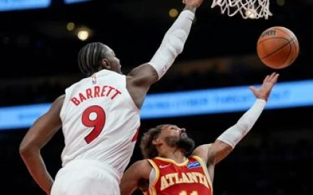 Raptors vs Hawks: RJ Barrett paces Toronto in 138–118 opener as Trae Young, Jalen Johnson lead Atlanta response