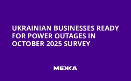 Survey: Ukrainian Businesses Prepared for October 2025 Power Outages