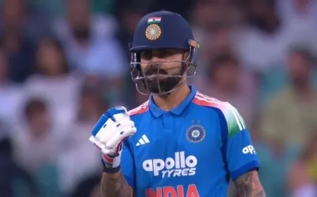 Virat Kohli’s Unique Celebration for Breaking Duck Streak Goes Viral