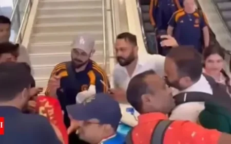 Fans Mob Virat Kohli at Sydney Airport Despite ODI Struggles – Watch