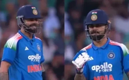 Virat Kohli Ends Duck Streak, Celebrates Single Like a Century | Cricket