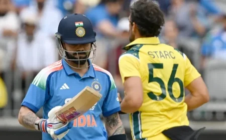 Virat Kohli Shines: Runs Scored in India vs Australia ODI at SCG