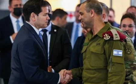 Marco Rubio Visits US-Led Center in Israel Managing Gaza Ceasefire
