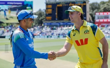 Shubman Gill today: captaincy scrutinized after another lost toss, brisk 24, and a missed chance in India’s 3rd ODI vs Australia