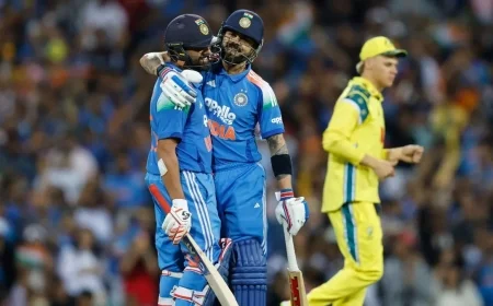 australian men’s cricket team vs india national cricket team match scorecard