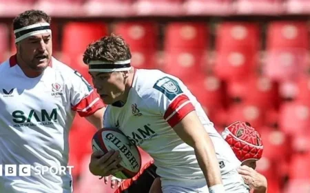 Ulster Battles Lions at Ellis Park in United Rugby Championship Showdown