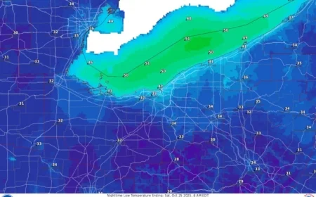 Northeast Ohio Braces for Freeze Warning Amid Plummeting Temperatures