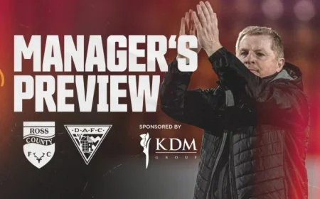 Manager Reviews Ross County Match