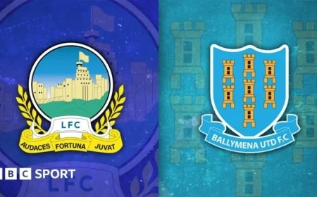 Linfield Faces Ballymena United in Irish Premiership Clash
