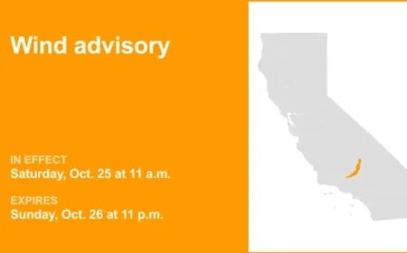 Wind Advisory Issued for Mojave Desert Slopes This Weekend