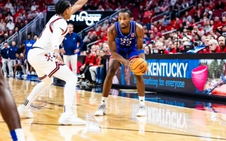 Peterson’s Key Performance Leads KU to 90-82 Win Over No. 11 Louisville