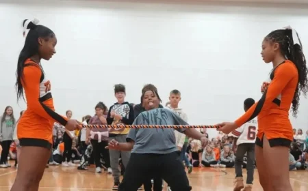 Massillon Tigers Fans Energized by Cheerleader Performances Before Rivalry Game