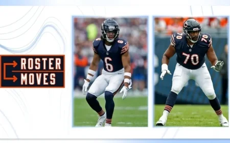 Bears Update Roster: Place Two on IR, Sign Ford, Elevate Duo
