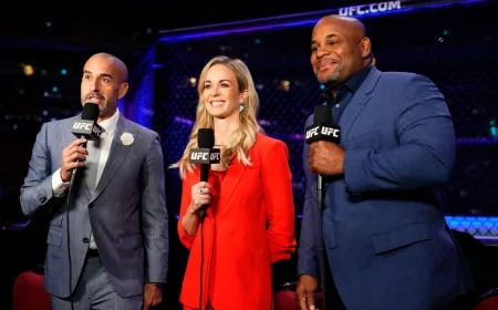 Laura Sanko steps into the UFC 321 spotlight: a groundbreaking voice returns to the pay-per-view booth