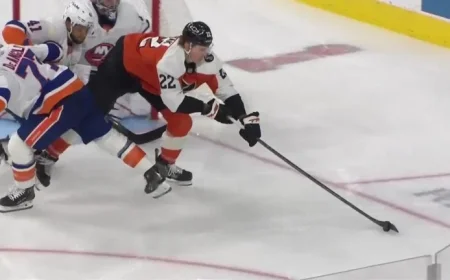 Trevor Zegras Scores Against New York Islanders