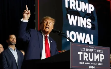 Trump Wins Legal Battle, Iowa Poll Lawsuit Moves to State Court