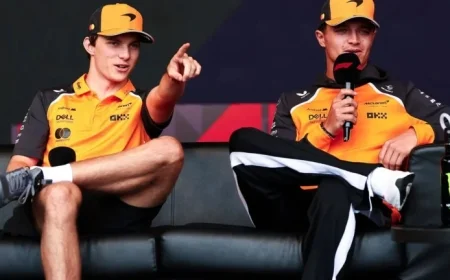 McLaren Clears Norris After Piastri Claims Blame for Austin Sprint Crash