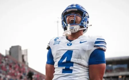 BYU Running Back LJ Martin Exits Game with Injury