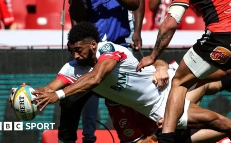Rob Baloucoune’s Hat-trick Falls Short as Lions Beat Ulster 49-31