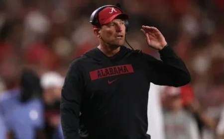 Kalen DeBoer Criticizes Offense After Tough First Half Against South Carolina
