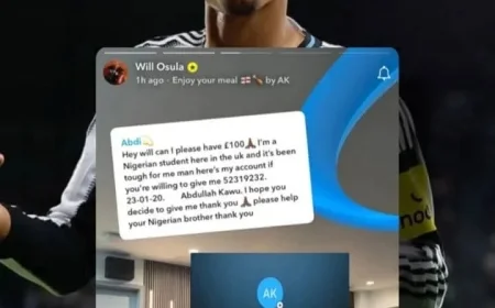 Newcastle’s William Osula Donates £200 to Support Struggling Nigerian Student