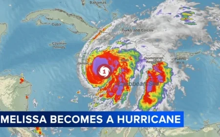 Hurricane Melissa intensifies toward Jamaica: slow-moving threat with major surge and catastrophic flooding risk
