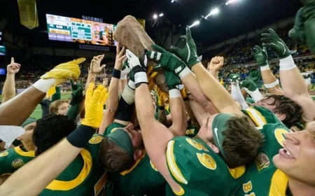 NDSU and SDSU Clash in 22nd Annual Dakota Marker Game on ESPNU