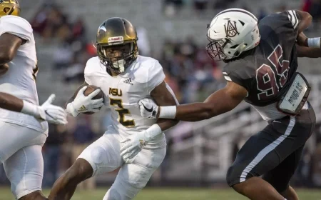Alabama State football detonates the Magic City Classic: Hornets crush Alabama A&M 56–13 behind a 49-point first half