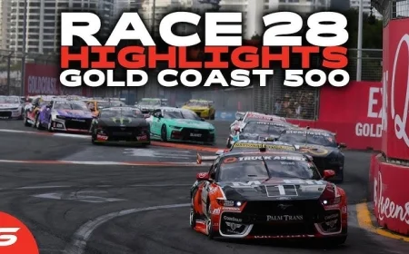 GC500 Day 2: Mostert conquers chaotic opener, Kostecki’s qualifying crash overshadows wild start as Gold Coast 500 heads to Sunday decider