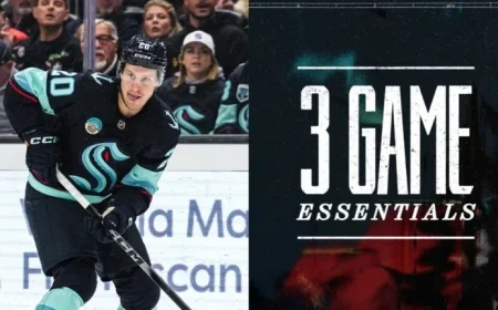 Kraken Face Oilers in Key NHL Showdown Tonight at 7:00 p.m.