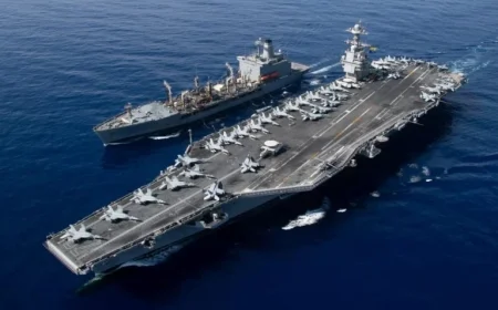 U.S. Deploys Aircraft Carrier off South America in Military Escalation