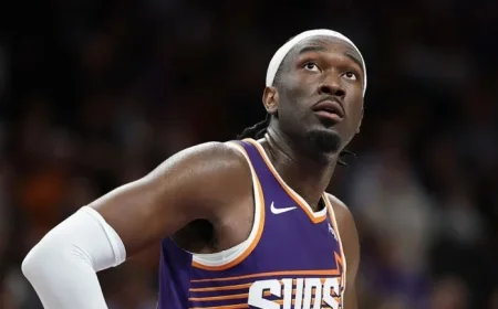 Suns’ Mark Williams Sidelined Against Nuggets for Knee Injury Management