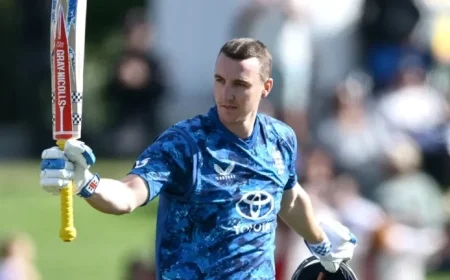 Brook’s Ballistic Knock Saves England After Top-Order Collapse