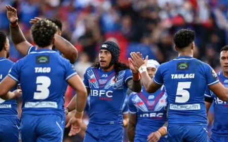 Tonga Aims to Defeat Samoa in Pacific Championships Showdown Live