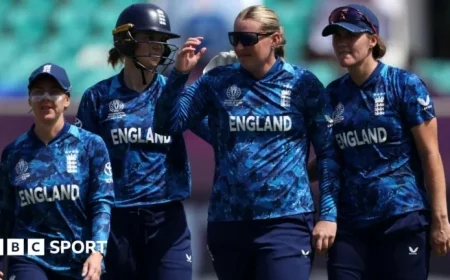 Live Updates: England vs New Zealand in Women’s Cricket World Cup 2025