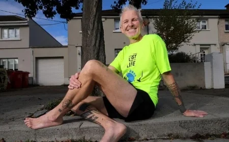 Dubliner Runs Marathon Barefoot to Honor Late Brother’s Memory