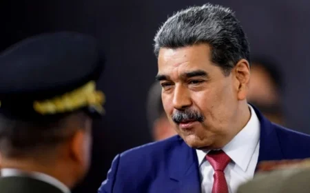 Venezuela’s Maduro Accuses U.S. of ‘Fabricating’ War Amid Carrier Arrival