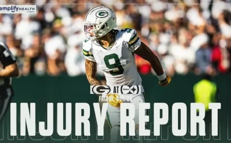 Packers’ Week 8 Injury Report: Five Questionable, Two Out vs. Steelers