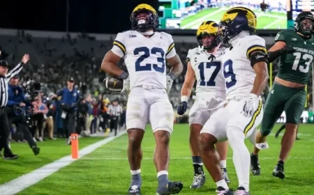 Michigan Claims Fourth Consecutive Win Over Michigan State with Key Run Game