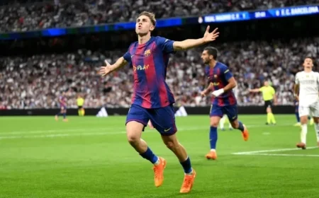 Video: Fermín López Scores Barcelona’s Equalizer in El Clásico