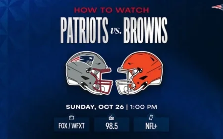 Patriots vs. Browns: How to Watch or Listen Live