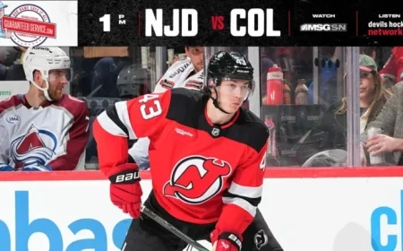 Devils Aim for Complete Homestand Victory Against Colorado | PREVIEW