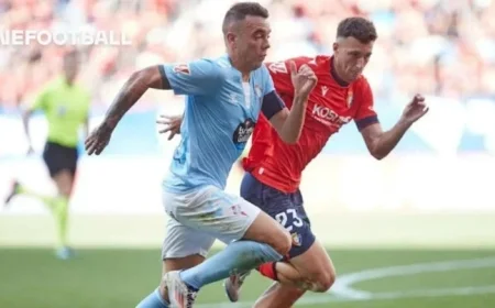 Celta Challenges El Sadar’s Stronghold in Crucial Clash