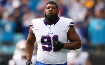 Bills’ Ed Oliver Out Due to Biceps Injury Against Panthers