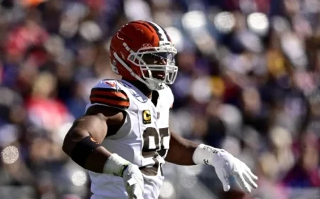 Patriots Lead 9-7 at Half, Despite Myles Garrett’s Three Sacks