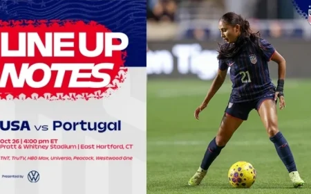 USWNT vs Portugal: Starting Lineup and Key Player Insights