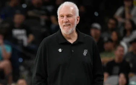 Spurs Honor Popovich with Banner for 1,390 Wins, 5 NBA Titles